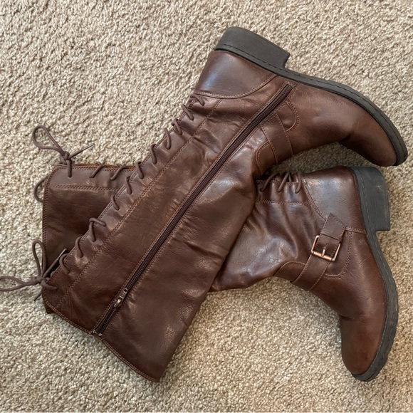 Brown boots size 10 - Picture 1 of 2